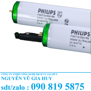 Bóng đèn U30 cho tủ so màu Philips F20T12/30U chuẩn ánh sáng 3000K