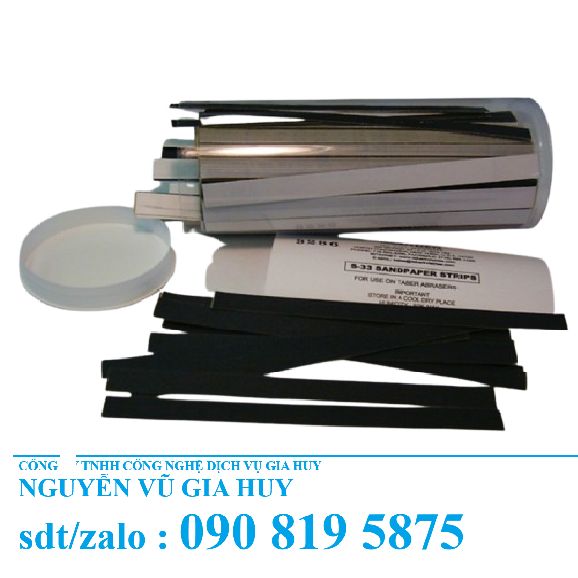 Giấy nhám mài mòn Taber S-33 chính hãng USA | Gia Huy Tech